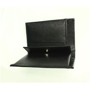 PRADA （プラダ） 二つ折り財布(札入れなし) 1M0504 TESSUTO NERO