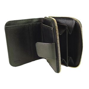 PRADA （プラダ） ラウンドファスナー 財布 M0522 SAFFIANO ORO NERO