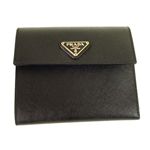 PRADA （プラダ） 三つ折り財布 M0170-SAFFIANO-ORO-NERO