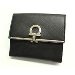 Salvatore FerragamoitFKj ܂z 22-4639 NERO PEBBLE CALF 