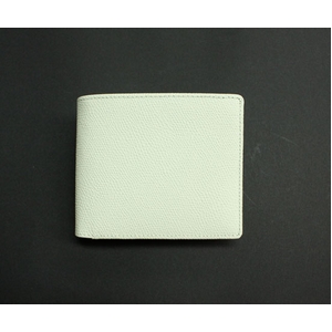 SONNE(ゾンネ)2つ折り小銭入付財布 グレインレザー SOG022/WHT ホワイト