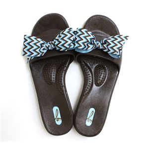 OKA b.(オカビー) レディースシューズ サンダル Madison Hotchocolate Turquoise Ribbon Sサイズ