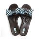 OKA b.(オカビー) レディースシューズ サンダル Madison Hotchocolate Turquoise Ribbon Sサイズ