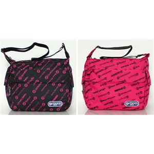 【訳あり・在庫処分】OUTDOOR PRODUCTS ワンラブ 斜めがけ ショルダーバッグ ool1288 BLACK-PINK