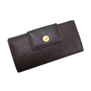 BVLGARI（ブルガリ） 20838 Wホック3つ折り 長財布 ダークブラウン BVLGARI