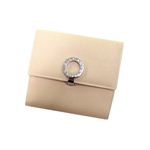 BVLGARI（ブルガリ） 23273 財布 Wホック2つ折り財布 ベージュ BVLGARI