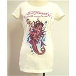 Ed Hardy（エドハーディー） Tシャツコレクション W02BSCSC167 13 WH（ホワイト Uネック） XSサイズ