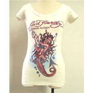 Ed Hardy(エドハーディー) Tシャツコレクション W02VNEK167 13 WH(ホワイト Vネック) XSサイズ