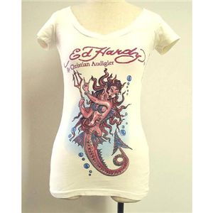 Ed Hardy（エドハーディー） Tシャツコレクション W02VNEK167 13 WH（ホワイト Vネック） XSサイズ