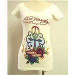 Ed Hardy（エドハーディー） Tシャツコレクション W02VNEK297 13 WH（ホワイト Vネック） XSサイズ