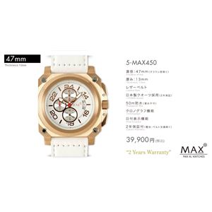 MAX XL WATCH 【マックス ウォッチ】 腕時計 5-MAX450 47mm FACE LINE