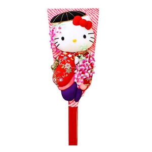 サンリオ HELLO KITTY ハローキティ 限定モデル 羽子板 藤娘
