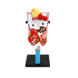 サンリオ HELLO KITTY ハローキティ 限定モデル 小サイズ羽子板 道成寺