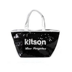 KITSON（キットソン） ミニスパンコール トートバッグ 3564 ブラック/シルバー