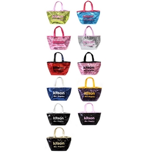 KITSON（キットソン） ミニスパンコール トートバッグ 3564 ブラック/シルバー