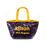 KITSON（キットソン） ミニスパンコール トートバッグ 3560 パープル/イエロー