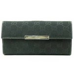 GUCCI（グッチ） GG柄 長財布 112715-F40IR-1000 ブラック
