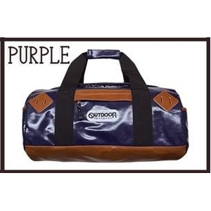 OUTDOOR（アウトドア） 12449358 パープル 40 ネオシャイニング PU ボストンショルダーバッグ