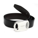 Calvin Klein（カルバンクライン） レザーベルト ブラック 5937 Made In Italy