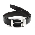 Calvin Klein（カルバンクライン） レザーベルト ブラック 6371 Made In Italy