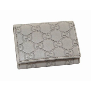 GUCCI（グッチ） カードケース/名刺入れ 120965 A0V1G 9022 GG 型押し牛革（アイボリー）