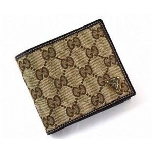 GUCCI（グッチ） 二つ折り財布 203602 FFP5T 9643 GGキャンバス（ベージュ）