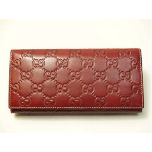 GUCCI(グッチ) ２つ折り長財布 146229 A0V1R 6408 レッド 