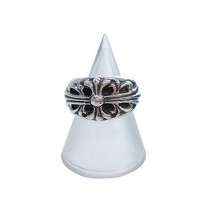 Chrome Hearts(クローム ハーツ) フローラルクロスリング 104010 10号(日本サイズ21.5号)