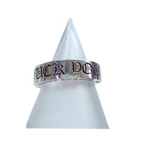 Chrome Hearts(クローム ハーツ) スペーサーリング ファックユー 104858 9号(日本サイズ19号)