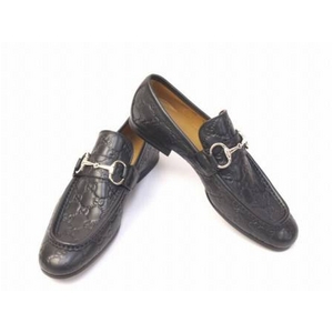 GUCCI(グッチ) ビット モカシンシューズ 147825-A0V10-1000 ブラック #40.5（約 #25.5〜26）