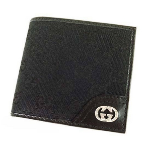 GUCCI(グッチ) 181671-FAFXN-1000 ブラック 2つ折り財布