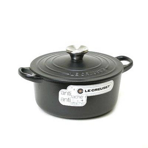 Le Creuset(ル・クルーゼ) ココットロンド 鍋(パン) 18cm 2501-18 BK