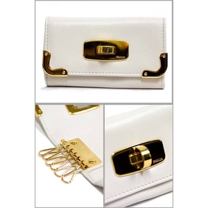 Prada(プラダ) キーケース 1M0222 SOFT CALF TWIST-TALCO