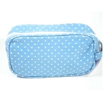 CATH KIDSTON(キャスキッドソン) Cosmetic bag， mini dot blue コスメティックバッグ 211314