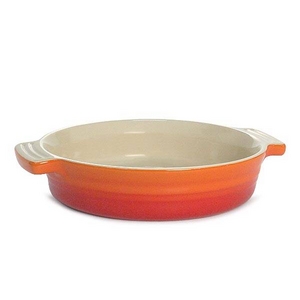 Le Creuset(ル・クルーゼ) 鍋(パン) ホーローディッシュラウンドデッシュ21cm ORANGE