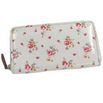CATH KIDSTON(キャスキッドソン) Cath Kidston 229760 Zip Wallet w/leather pulley 長財布