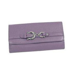 Salvatore Ferragamo(サルヴァトーレ フェラガモ) G.MEDITERRANEO VITEL22A092 3713426 PURPL 長札入れ
