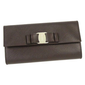 Salvatore Ferragamo(サルヴァトーレ フェラガモ) VARA VITELLO22A366 DB 長札入れ