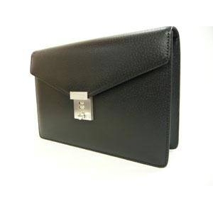 Salvatore Ferragamo(サルヴァトーレ フェラガモ) 24-5535 BLACK メンズ セカンドバッグ