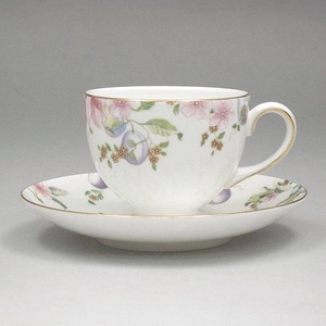 Wedgwood(ウェッジウッド) カップ&ソーサー WWスウィートプラム Sweet Plum Teacup Leigh &saucer 5013380406402001