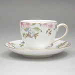 Wedgwood(ウェッジウッド) カップ&ソーサー WWスウィートプラム Sweet Plum Teacup Leigh &saucer 5013380406402001