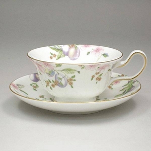 Wedgwood(ウェッジウッド) カップ&ソーサー WWスウィートプラム Sweet Plum Teacup Peony&saucer 5013380406502001