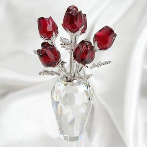 Swarovski(スワロフスキー) フィギュア 627098 赤いバラ