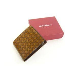 Salvatore Ferragamo(サルヴァトーレ フェラガモ) 66-3555 BROWN メンズ 財布(コインケース付き)