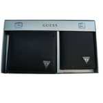 GUESS(ゲス) 8285/01 BK 2つ折財布 名刺入れ セット
