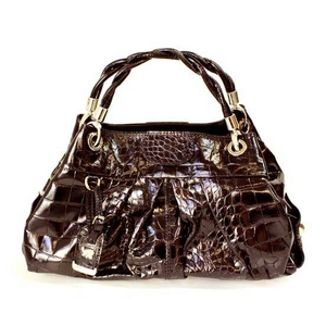 VIA REPUBBLICA(ヴィア リパブリカ) 8980 WILD MORO ショルダー ハンドバッグ ダークブラウン