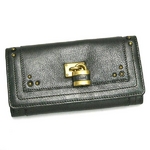 Chloe(クロエ) PADDINGTON8E P041 GUNMETAL 長財布