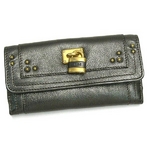 Chloe(クロエ) PADDINGTON8E P042 GUNMETAL 長財布