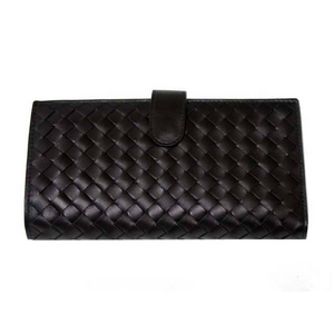 BOTTEGA VENETA(ボッテガヴェネタ) がま口長財布 121062-V0013-1000 ブラック