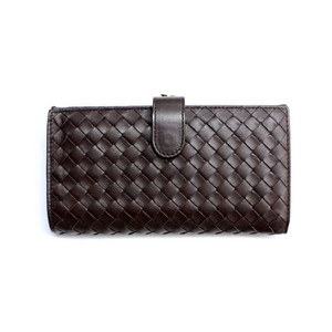 BOTTEGA VENETA(ボッテガヴェネタ) がま口長財布 121062-V0013-2040 ブラウン